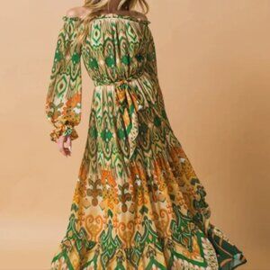 Flying Tomato Maxi Long Sleeve Dress